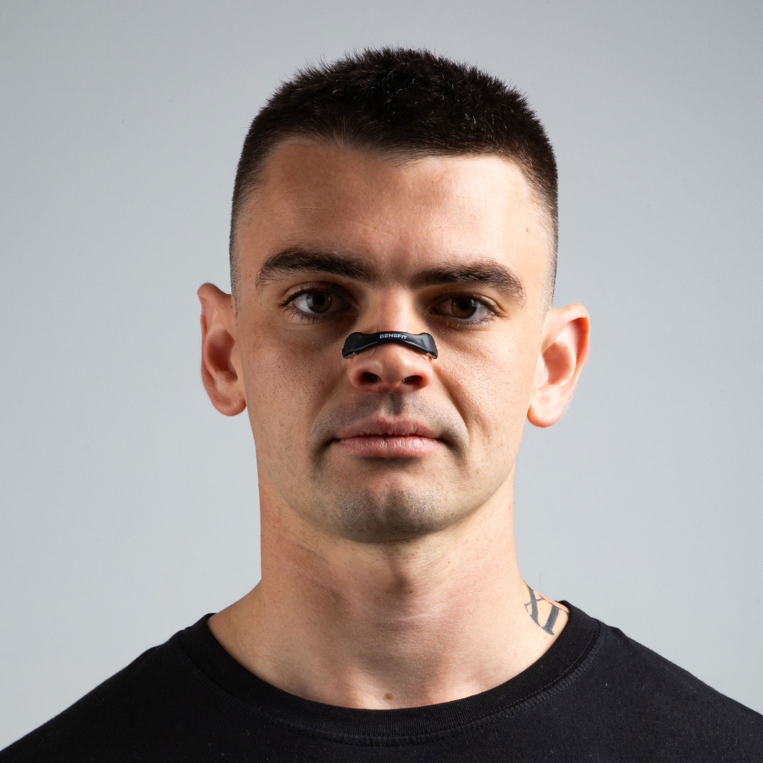 BreathFit Black worn