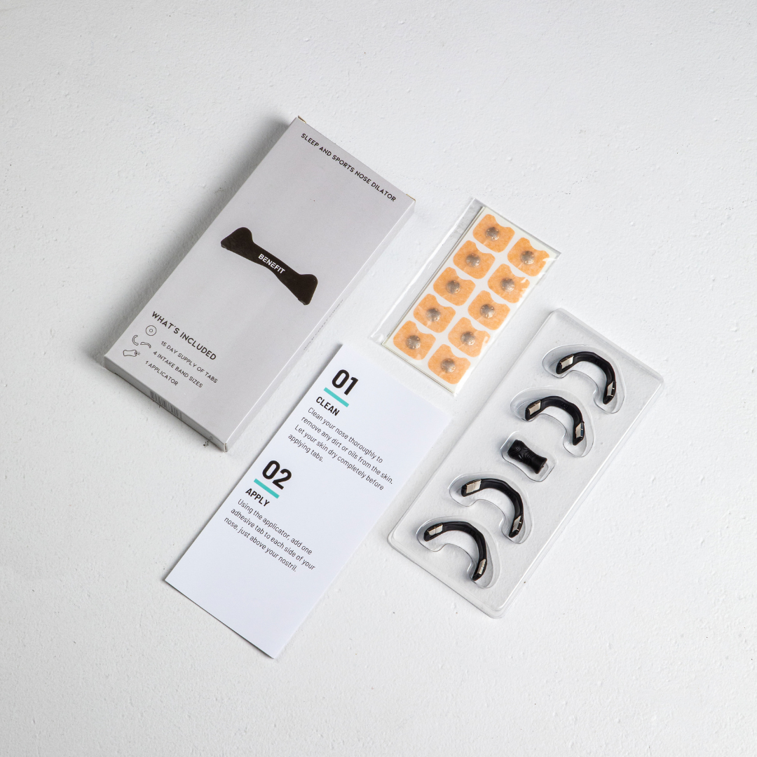 BreathFit nose dilator - Black, full kit