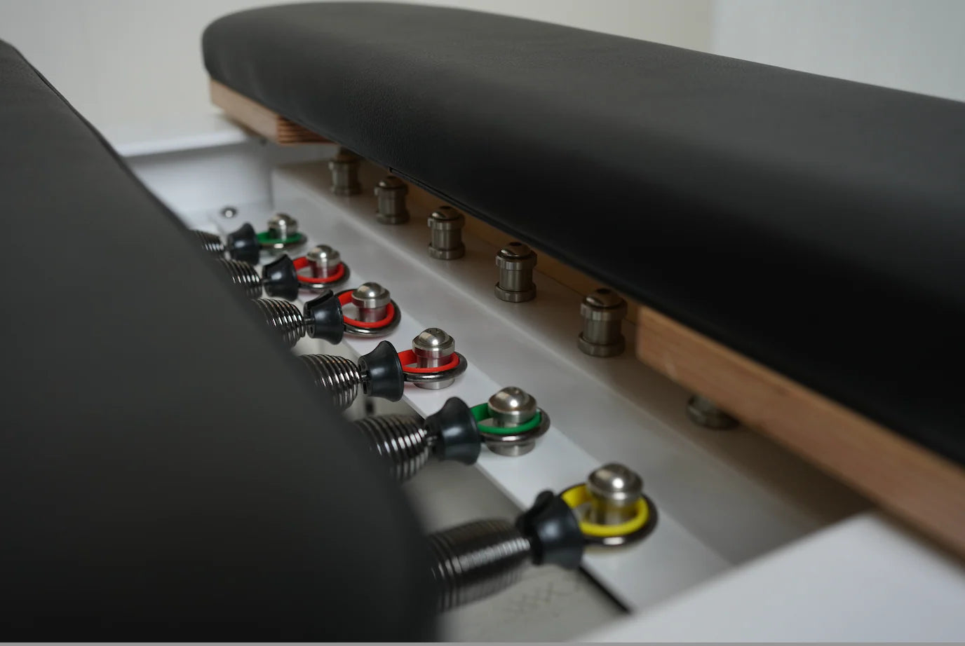 Core Collab Full Track Queen Studio Pilates Reformer carriage detail