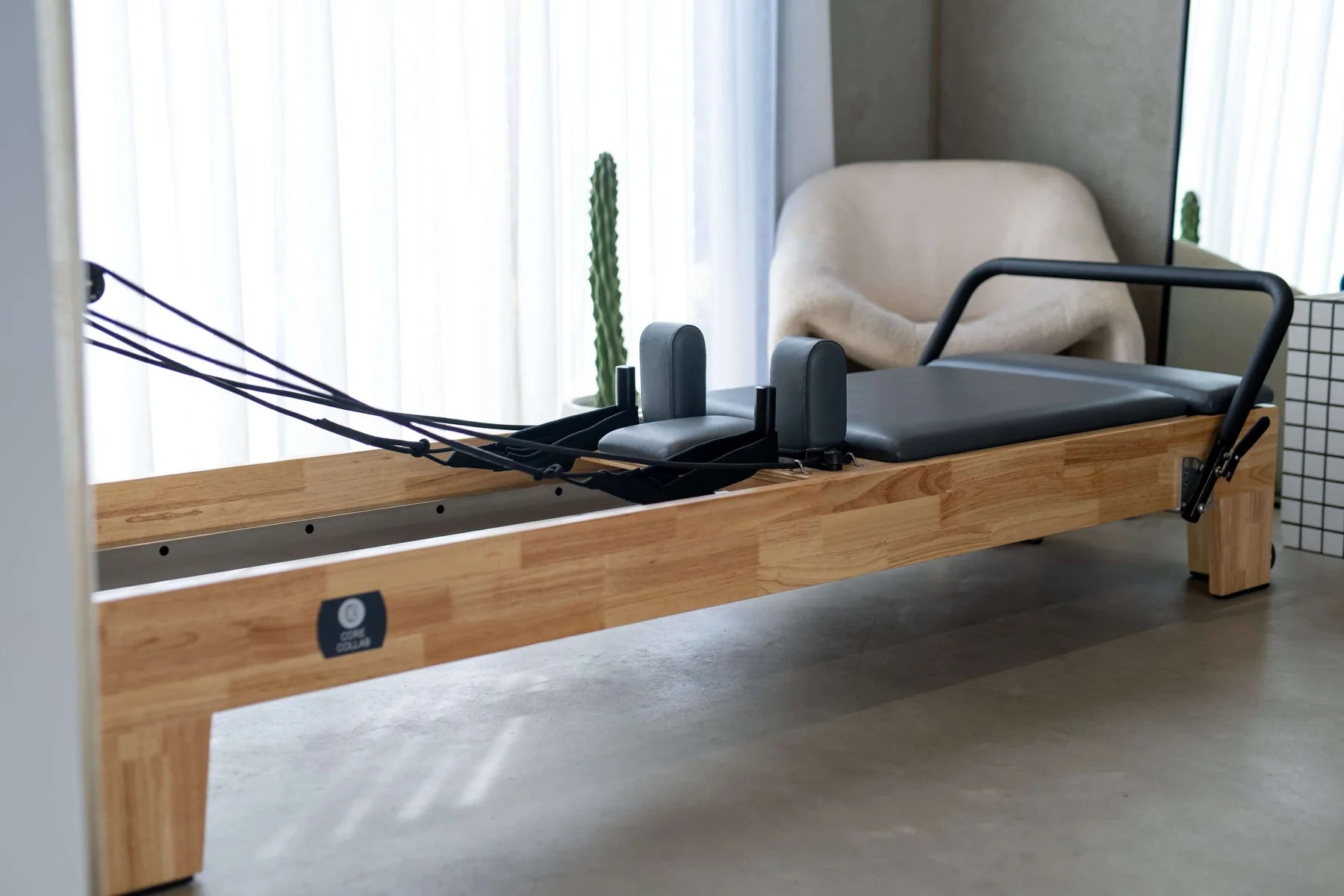 Core Collab Studio Eco Pilates Reformer side view
