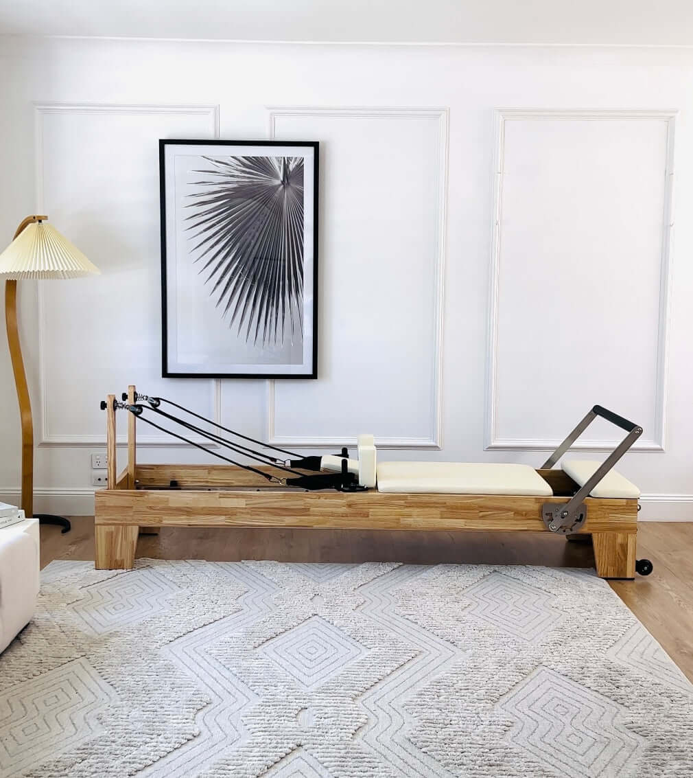 Core Collab Studio Eco Pilates Reformer in use