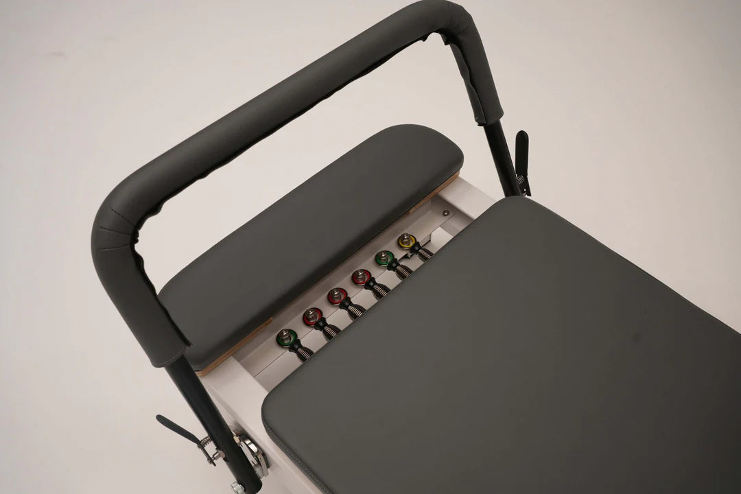 Core Collab Queen Studio Pilates Reformer carriage detail