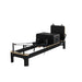 Core Collab Queen Studio Pilates Reformer Black Frame and Black Upholstery