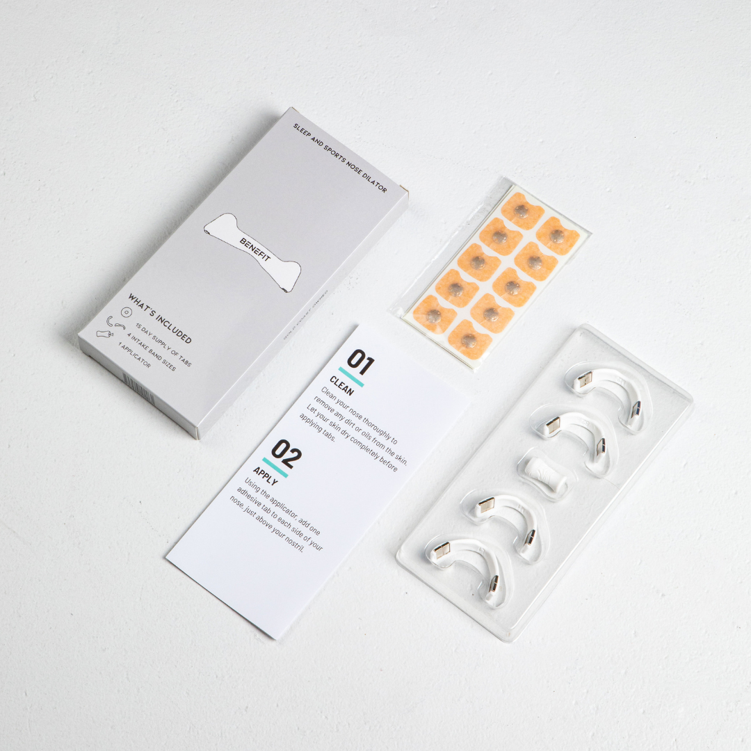 BreathFit nose dilator - White, full kit